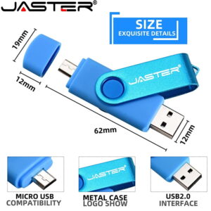 Micro Clé USB OTG 3 en 1