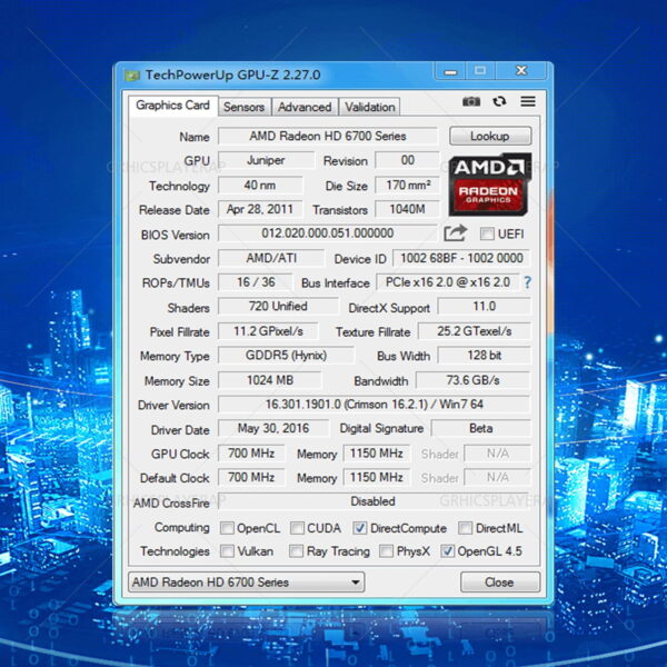 Carte graphique AMD ATI HD6700 – Image 6