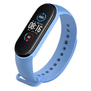Bracelet de montre Xiaomi Mi Band 6/5/4/3 - Matière : Silicone souple