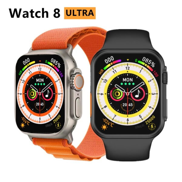 Montre connectée Watch 8 Ultra pour hommes et femmes, étanche, NFC, appel Bluetooth, chargement sans fil, écran HD, pour Apple Xiaomi, 2022