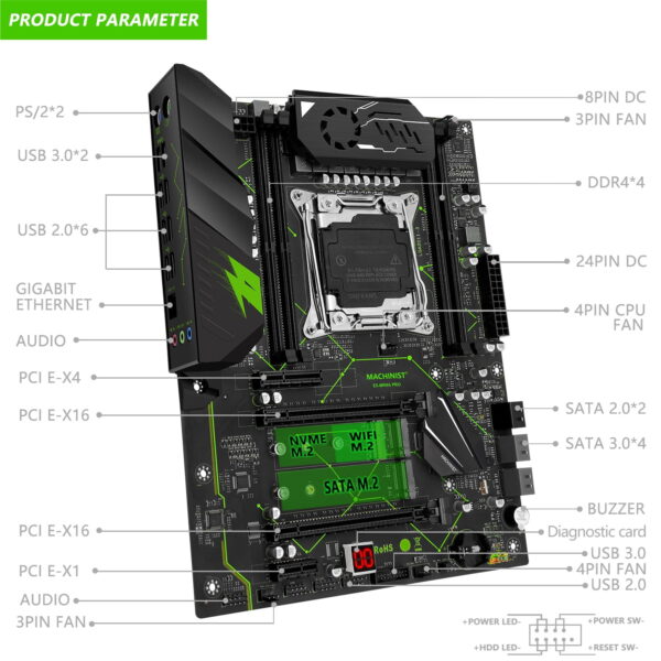 Machinist E5 MR9A PRO-ATX – Image 2