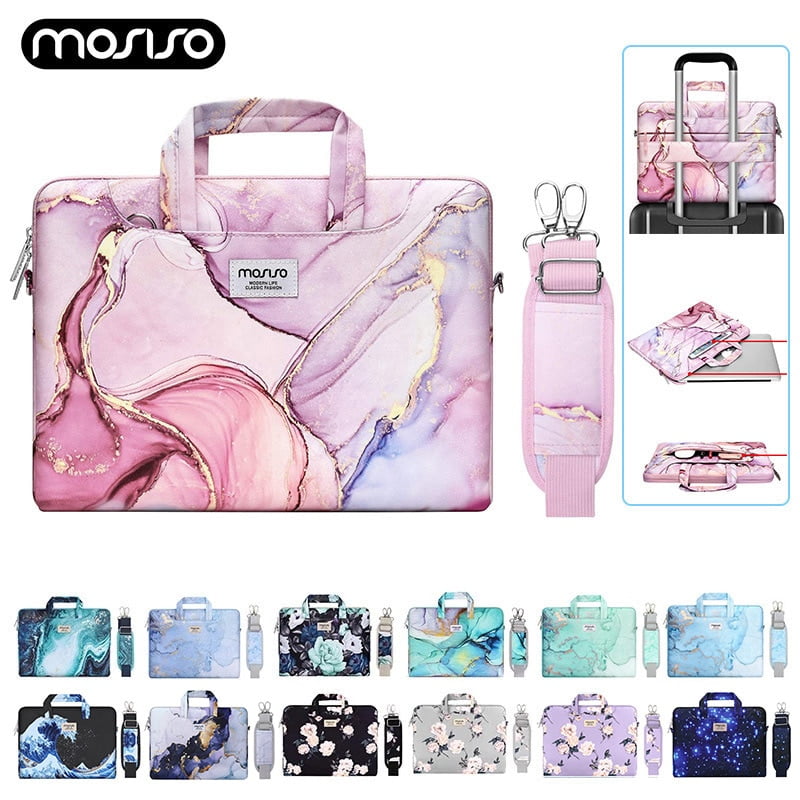 Sac Pour Ordinateur Portable 13-15,6 Pouces - À Paillettes 3D, Bandoulière Amovible, Léger Et Imperméable