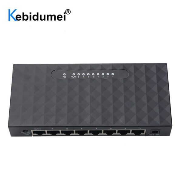 Commutateur réseau Gigabit 8 ports 10/100/1000Mbps haute Performance, Idéal pour étendre le réseau câblé