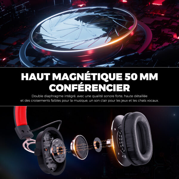 Casque Gamer Pro filaire micro HD pour PS4 PS5 Xbox PC – Image 3