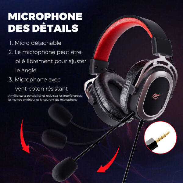 Casque Gamer Pro filaire micro HD pour PS4 PS5 Xbox PC – Image 4