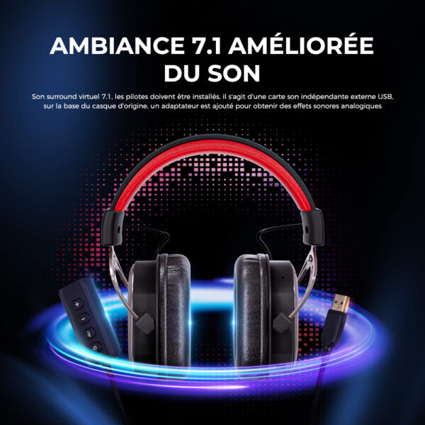 Casque Gamer Pro filaire micro HD pour PS4 PS5 Xbox PC