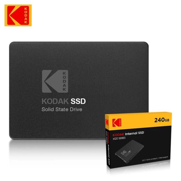 KODAK Disque dur interne SSD SATA3 X120, avec capacité de 120 go, 240 go, 480 go, 960 go, 550 go, 2.5 mo/s, pour ordinateur portable