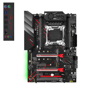 Kit Carte mère MACHINIST MR9A PRO MAX Support Carte Mère LGA 2011-3 Intel Xeon E5 V3 et V4 Processeur DDR4 RAM Mémoire B85 puce ATX