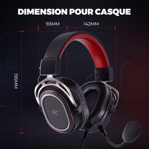 Casque Gamer Pro filaire micro HD pour PS4 PS5 Xbox PC – Image 7