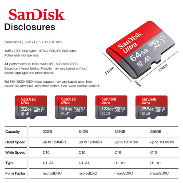 SanDisk Ultra - Carte Mémoire 128 Gb – Image 3