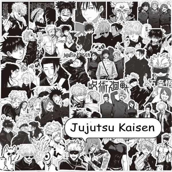 Autocollants Jujutsu Kaisen - 60 pièces