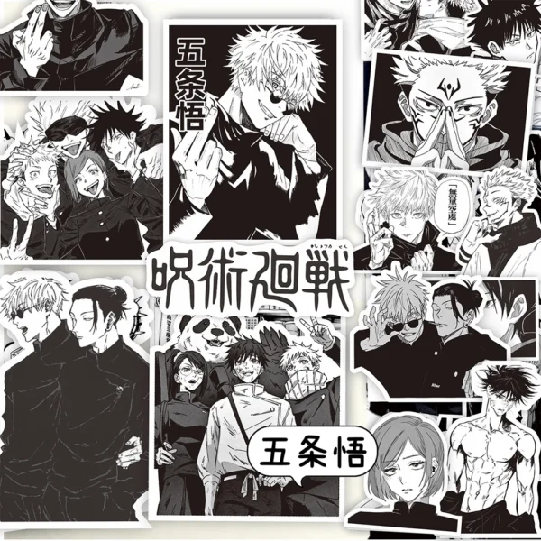 Autocollants Jujutsu Kaisen - 60 pièces